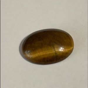 NWOT Genuine Oval Tigers Eye Stone